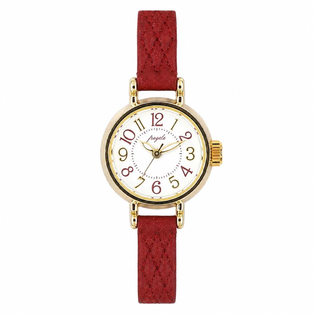 follow (Follow) Watch fragola (Fragola) Quilted-style watch N03226S-1 RD