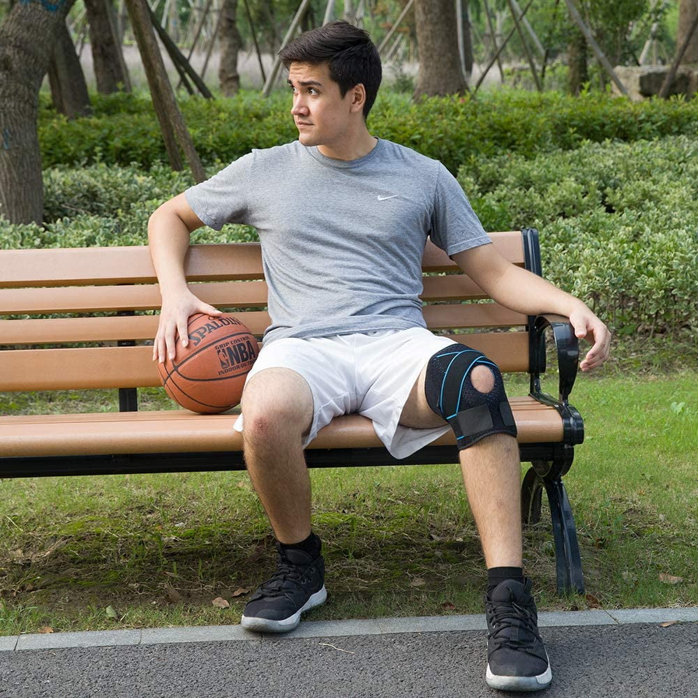 1pcs Knee Braces for Knee Pain Men & Women with Patella Gel Pad Side Stabilizers, Arthritis, Meniscus Tear, ACL, Relief, Running