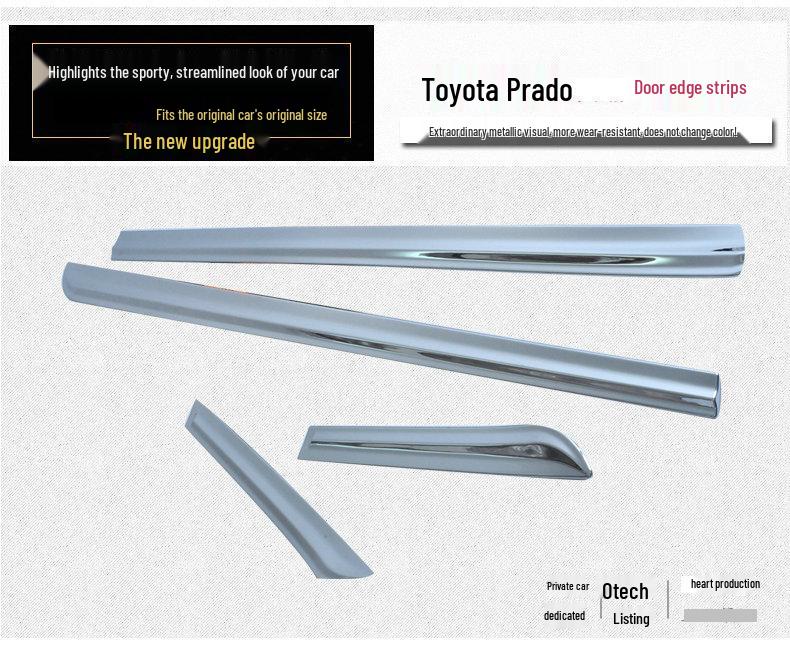 Otai Door Side Strips for Toyota Prado 2010-2019: Badao 4000 & 2700 Modified Version