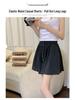 Women's Summer 2025 High-Waisted Wide-Leg Ballet Style Drawstring Shorts