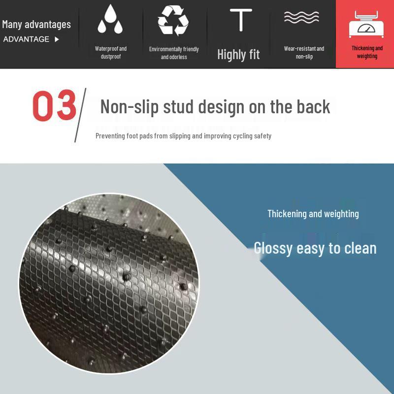 Waterproof Anti-slip Pedal Mats for Green Horse Electric Scooter