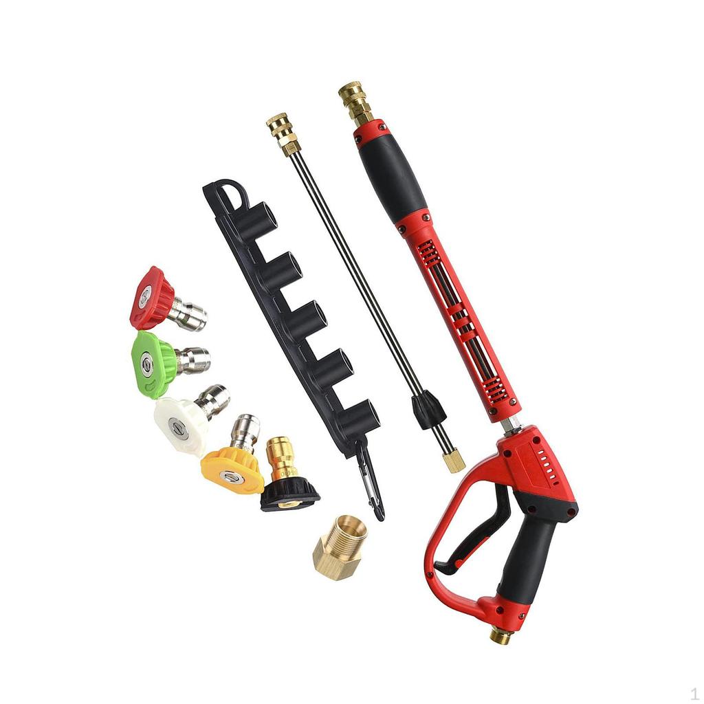 High Pressure Washer Cleaning Tools Car Washing Fittings Water Spray Universal 5Pcs Nozzles