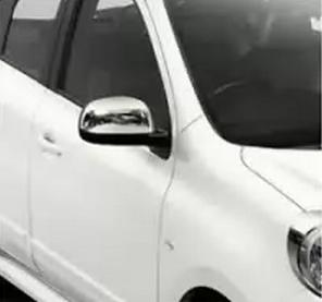 

Covers for mirrors (2 pcs, stainless steel) OmsaLine - Italian stainless steel for Nissan Micra K13 2011-2016
