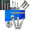 Versatile 3pcs Countersink Drill Bit Set With Smooth Surface And Hex Shank Design