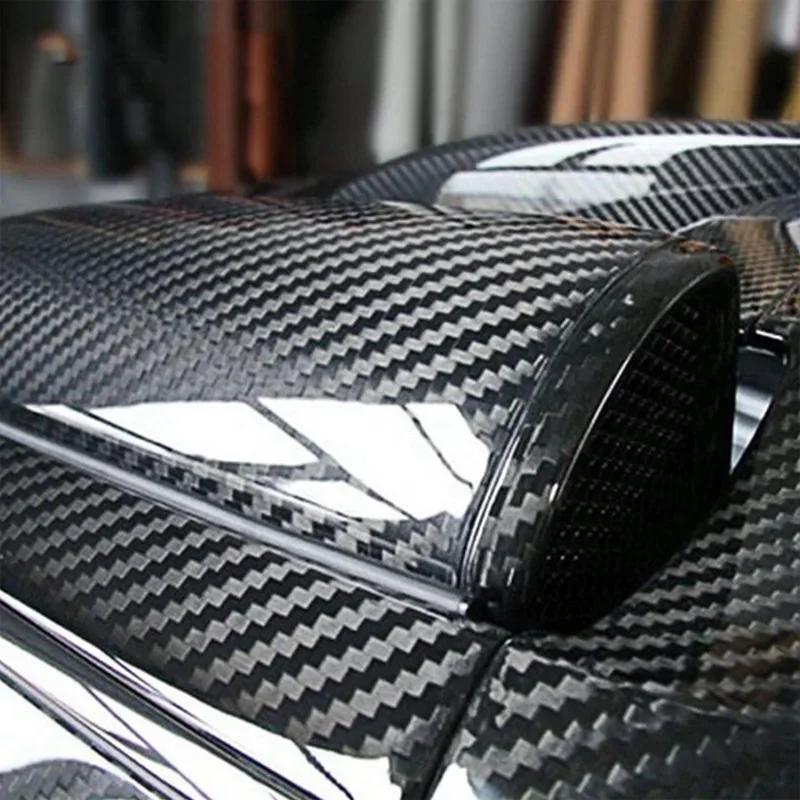 Car Stickers Carbon Fiber Vinyl Wrap Film 150*50cm 3D 6D Gloss Carbon Fiber Film Waterproof Sticker for Car Accessories