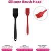 Silicone Basting Pastry Brush Set 2 Pack Heat Resistant Spread Oil