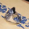Adjustable Vintage Style Qilin Lucky Beast Ring In Sterling Men Women