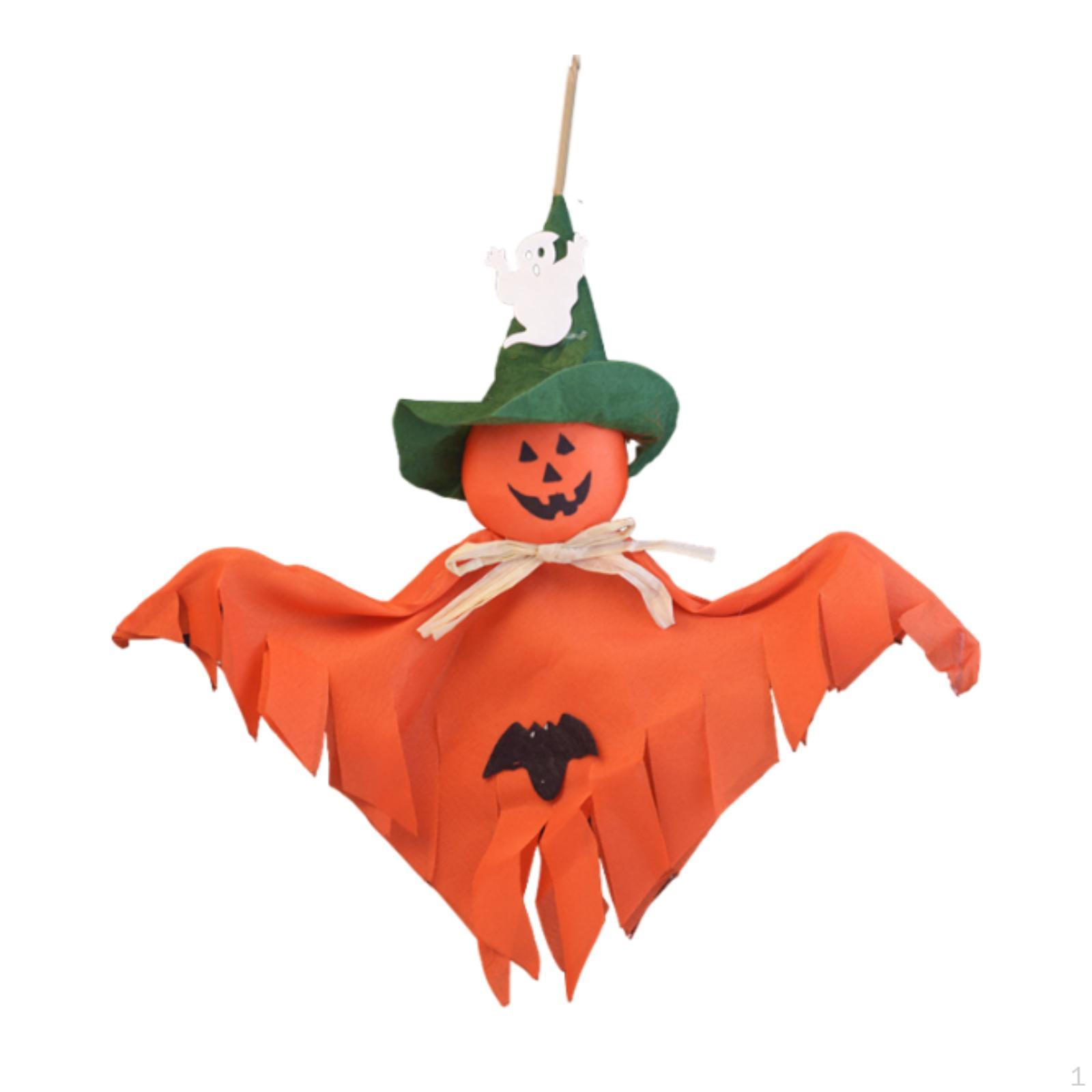 

3 шт. Хэллоуин подвесное украшение тыква со шляпами украшение подвеска украшение для оранжевый