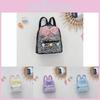 Cute Korean Style Dual Strap Backpack For Children Durable Breathable Pu Bag