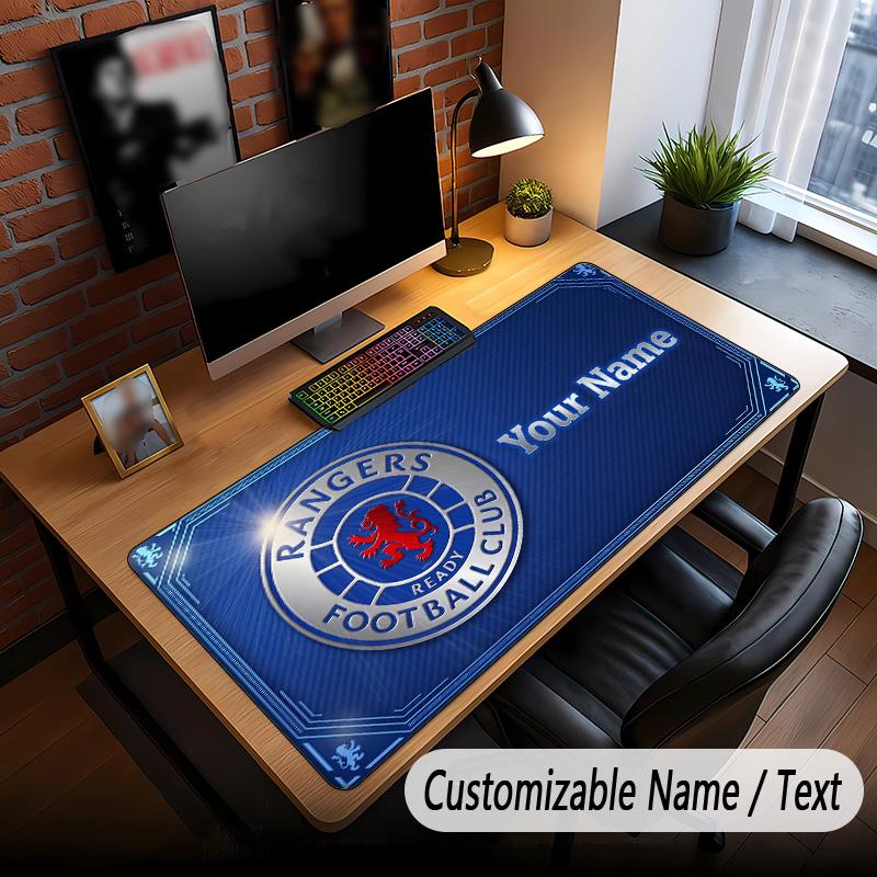 Large Mouse Pad Rangers FC Print Custom Name Text Desk Mat for Office Gaming