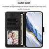 For Xiaomi Redmi K90 Pro Max 5G Wallet Case with Wrist Strap Love Cat Pattern Imprint Leather Phone Cover