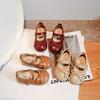 Small leather shoes 2025 spring and autumn new children's baby toddler Mary Jane girls Korean version shallow mouth princess shoes single shoes