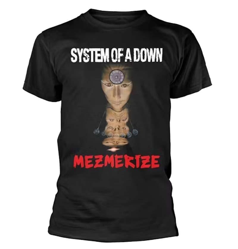 New Authentic System of a Down Mezmerize Serj Tankian Heavy Metal Band TShirt Unisex T-Shirt XXXXL