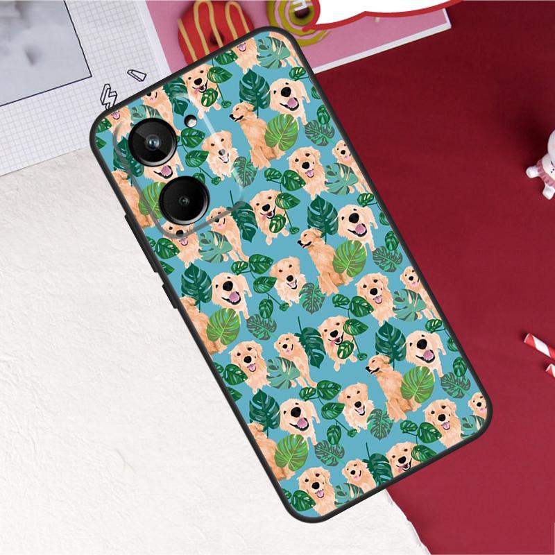Golden Retriever Dog Case For Realme 10 Pro Plus 8 9 C35 C31 C30 C11 C15 C21Y C25Y GT Neo 3T 2T GT Neo 5 Cover