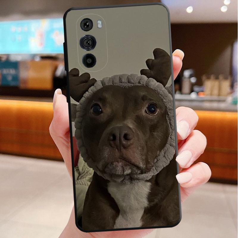 

Phone Case For Motorola Edge 50 40 Pro 60 50 40 30 Ultra Neo Fusion Moto G Play G Stylus G Power G Pitbull Terrier Dog Moto Edge 30 Fusion