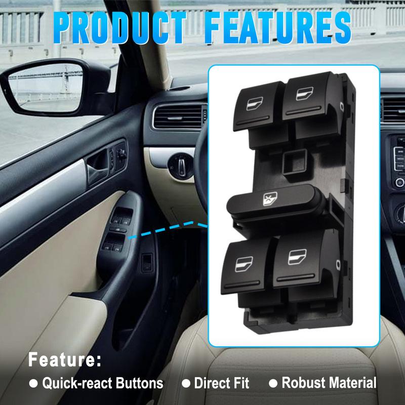 5K4959857  5K4 959 857  Window Control Switch for Volkswagen Passat 2006-2017 Volkswagen GTI 2007-2013
