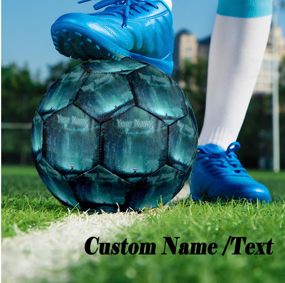 Custom Text Size 5 Soccer Ball, Standard Match Football For OutdoorHollow Knight