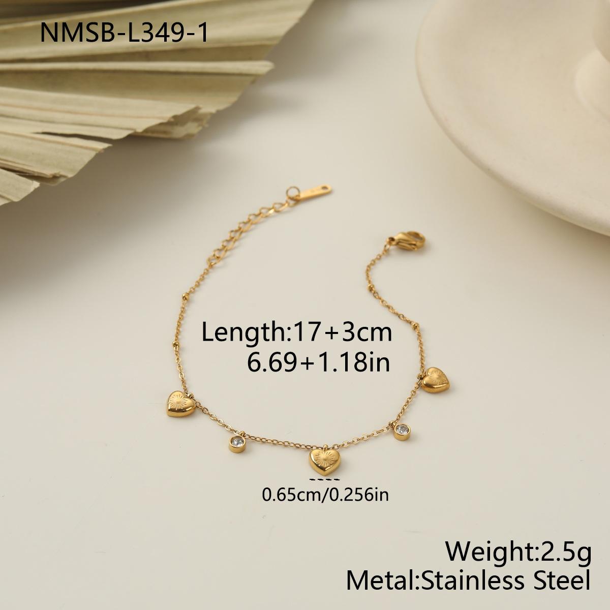 GEMCHIC Women s Stainless Steel Minimalist Love Star Overlap Layered Bracelet