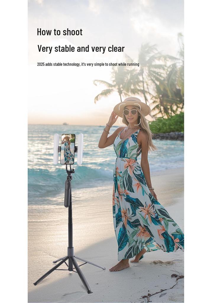 360° Magnetic Four-Legged Selfie Stick & Portable Photography Stand