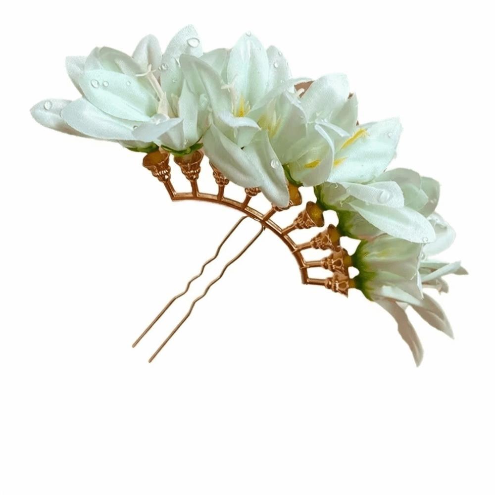 Bohemian Blumen Haarstab Große Thailändische Haarspange Vintage Braut Haaraccessoires Mädchen