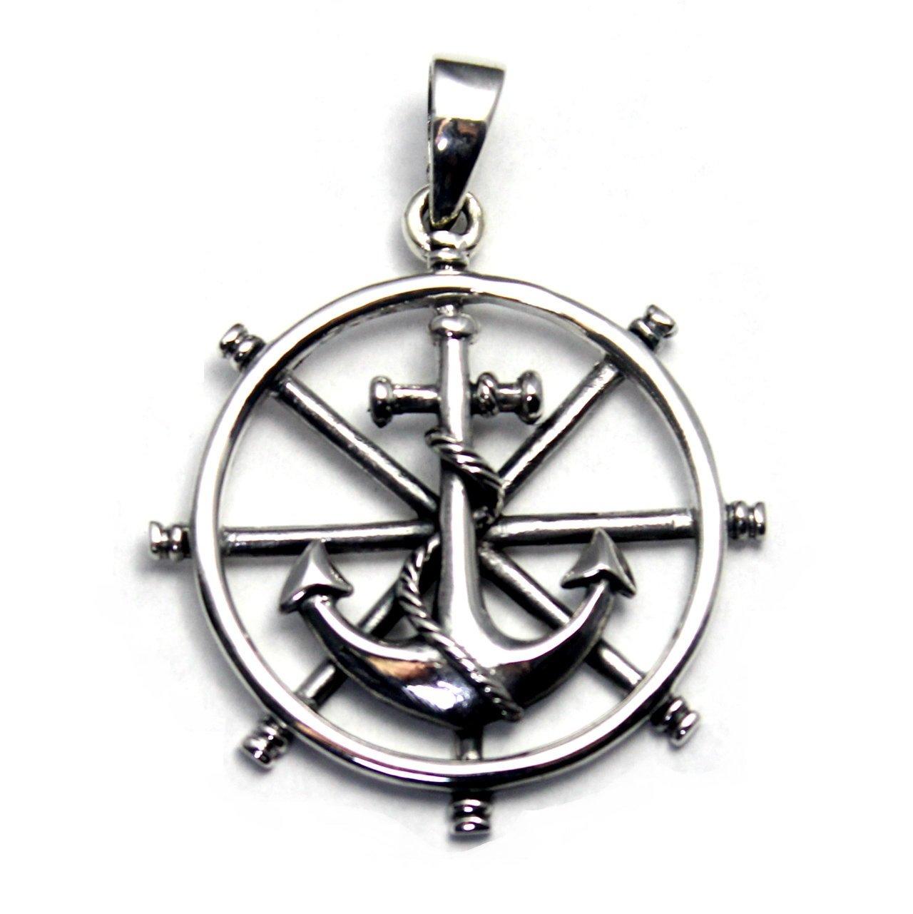 Anchor, Fouled Anchor, Anchor, Silver 925 Pendant, Pendant Top