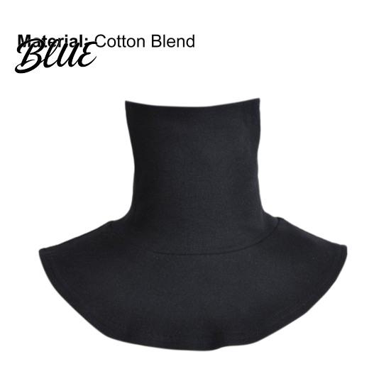 Turtleneck Neck Wrap for Winter Scarf Unisex Simple Loop Solid Color Fake Collar