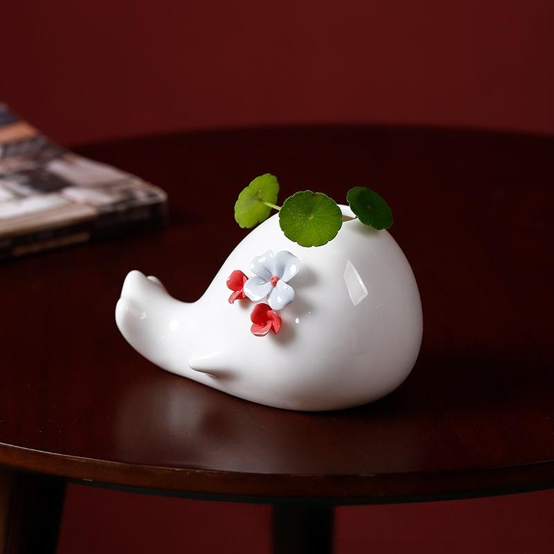 

Creative Handmade Flower Vase Small and Fresh Simple Craftwork, Floral Decoration Home Decoration красный