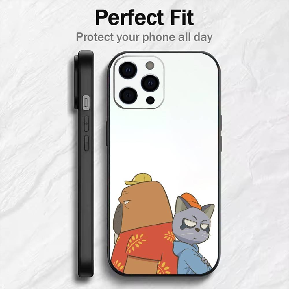 

O-Odd Taxi Phone Case For iPhone17,16,15,14,13,12 Plus,Max Soft Silicone Black Cover iPhoneXSMAX