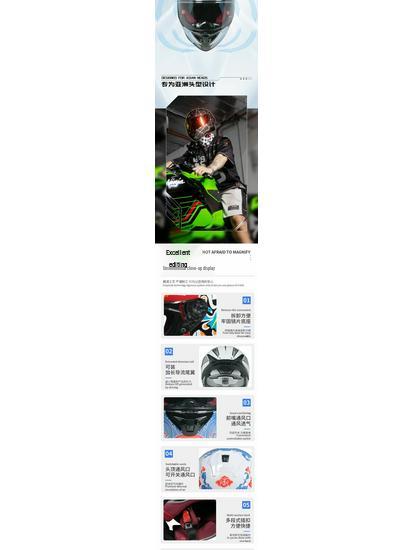 Full-Face Motorcycle Helmet with Gundam Design, Bluetooth Slot, Tail Wing, 3C Certified, for Men and Women