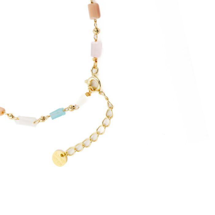 Bracelet - LUXENTER - Saara - Argent 925 - Or jaune 18K - Cristaux multicolores