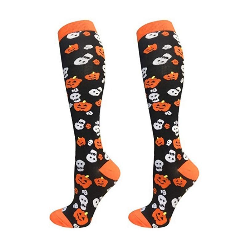 Compression Socks for Lady Men for Best Support Halloween Theme Running Socks