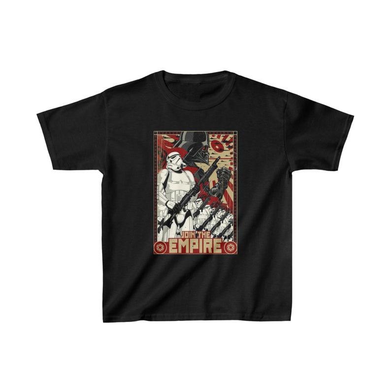 Star W ars Kids Cotton T-Shirts - Join the Empire - Vintage Style 100