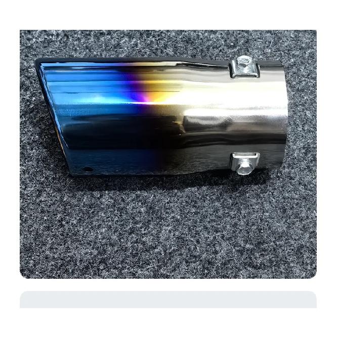 Car Exhaust Muffler Tail Pipe For Mazda 3 Qashqai Renault Clio 5 2019-2022 Stainless Steel Car Tailpipe Decor Accessories
