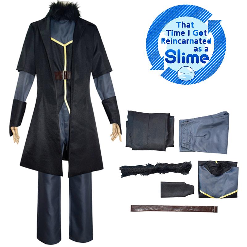 Regarding Reincarnated To Slime Rimuru Tempest Cosplay Coat Carnival Prop Party