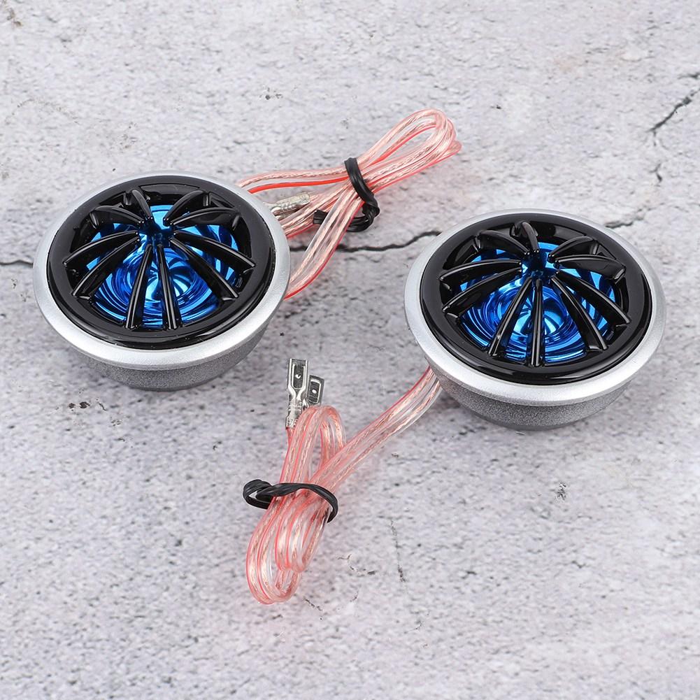 130W 12V Tweeter Kit Stereo Music High Sensitivity Loudspeaker for Auto Car Audio System