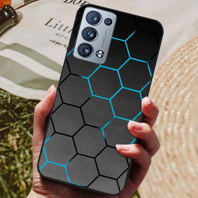 Für Oppo Reno 6 Pro 5G CPH2247 Hülle Silikon Rückseite Handyhülle Für Oppo Reno 6 Pro 5G CPH2249 Hüllen Reno6 Pro Weiche Stoßstange