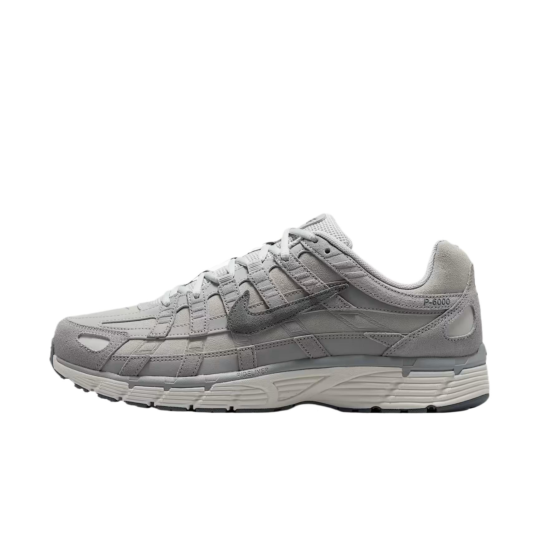 Nike Men's P-6000 Lace-Up Round Toe Comfortable Mesh Cushioning Breathable Low-Top Running Shoes Sneaker Io3370-001 Cm