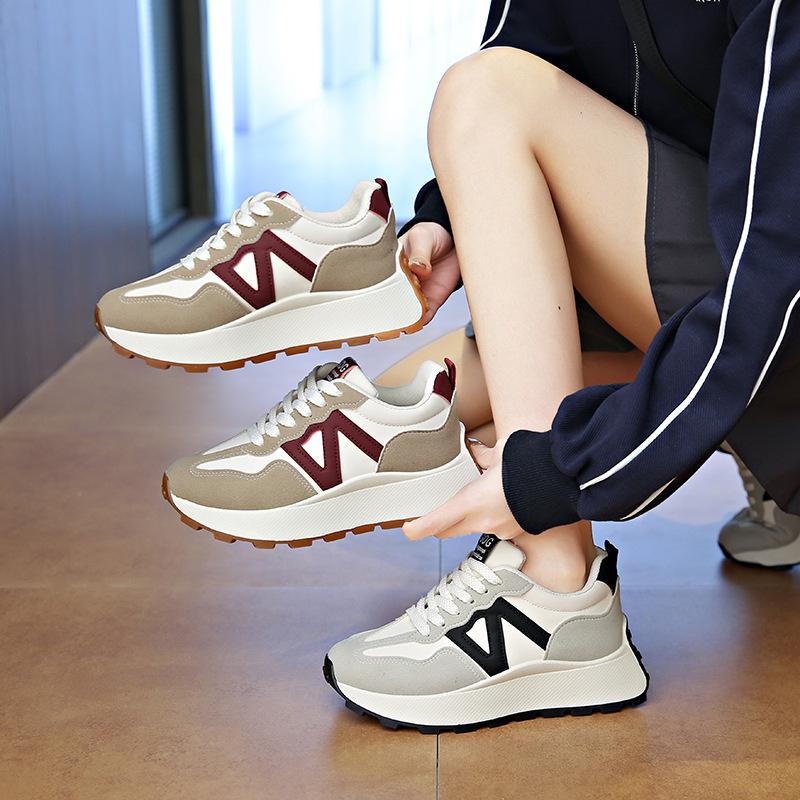 Sport Forrest Gump Schuhe Damenschuhe Retro Amerikanisch 2025 Neu Vielseitig Hochwertig Leicht Lässige Plateau Dad Schuhe