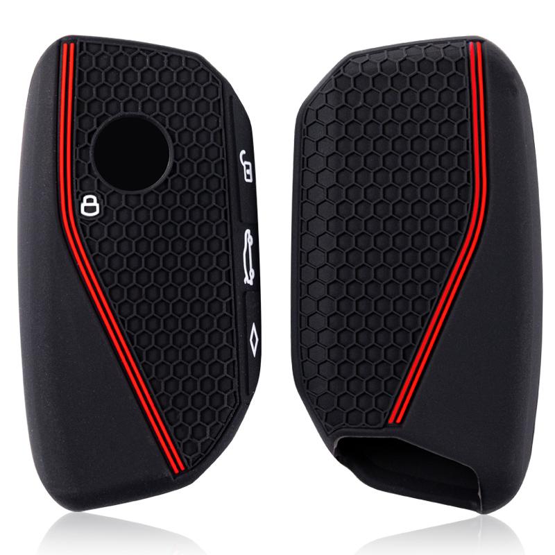 Custodia in Silicone per Chiave Auto Cover Guscio Protettivo Portachiavi Per Bmw I7 X7 G07 Lci Ix I20 X1 U11 Serie 7 G70 G09 Xm U06 G81 M3 Accessori Chiave