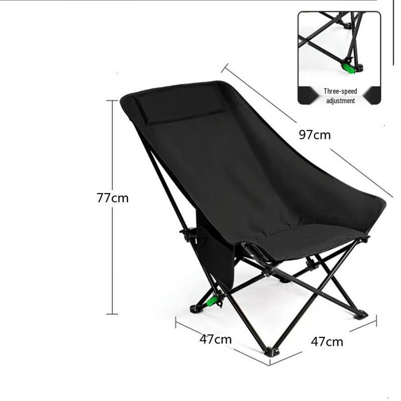 Foldable Adjustable Camping Beach Recliner Chair