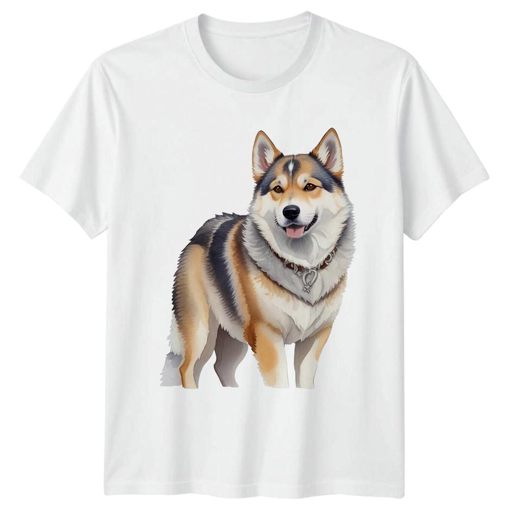 Dog Mixed Breed Watercolour Portrait Pet Lover TShirt S