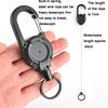 Outdoor Camping Tactics Easy To Pull Buckle Telescopic Buckle Wire Rope Multi-function Key Chain Rebound Anti-loss Rope
