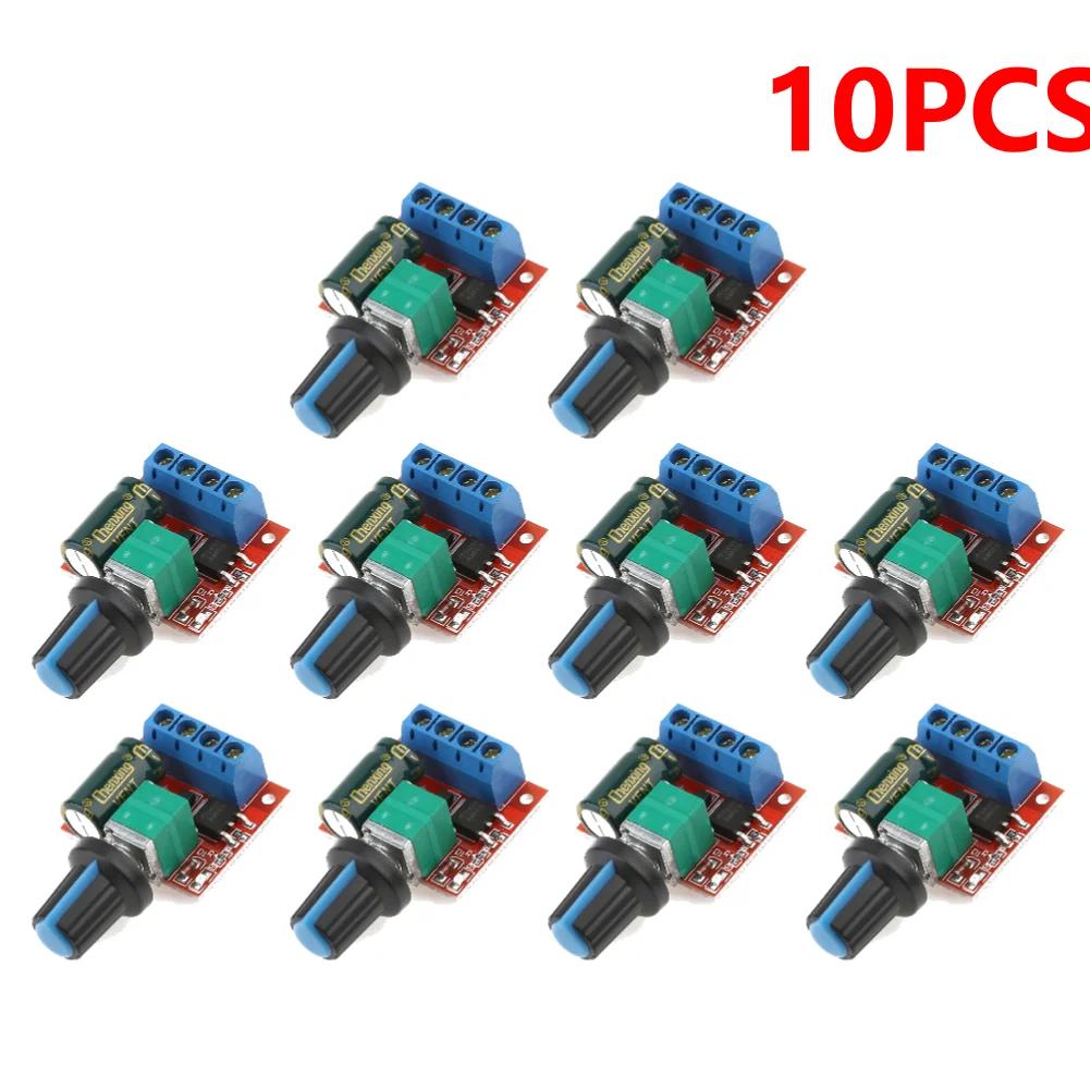 10-1PCS 5A 90W PWM 12V DC Motor Speed Controller Module DC-DC 4.5-35V Low Voltage Motor Speed Controller Adjustable Drive Module