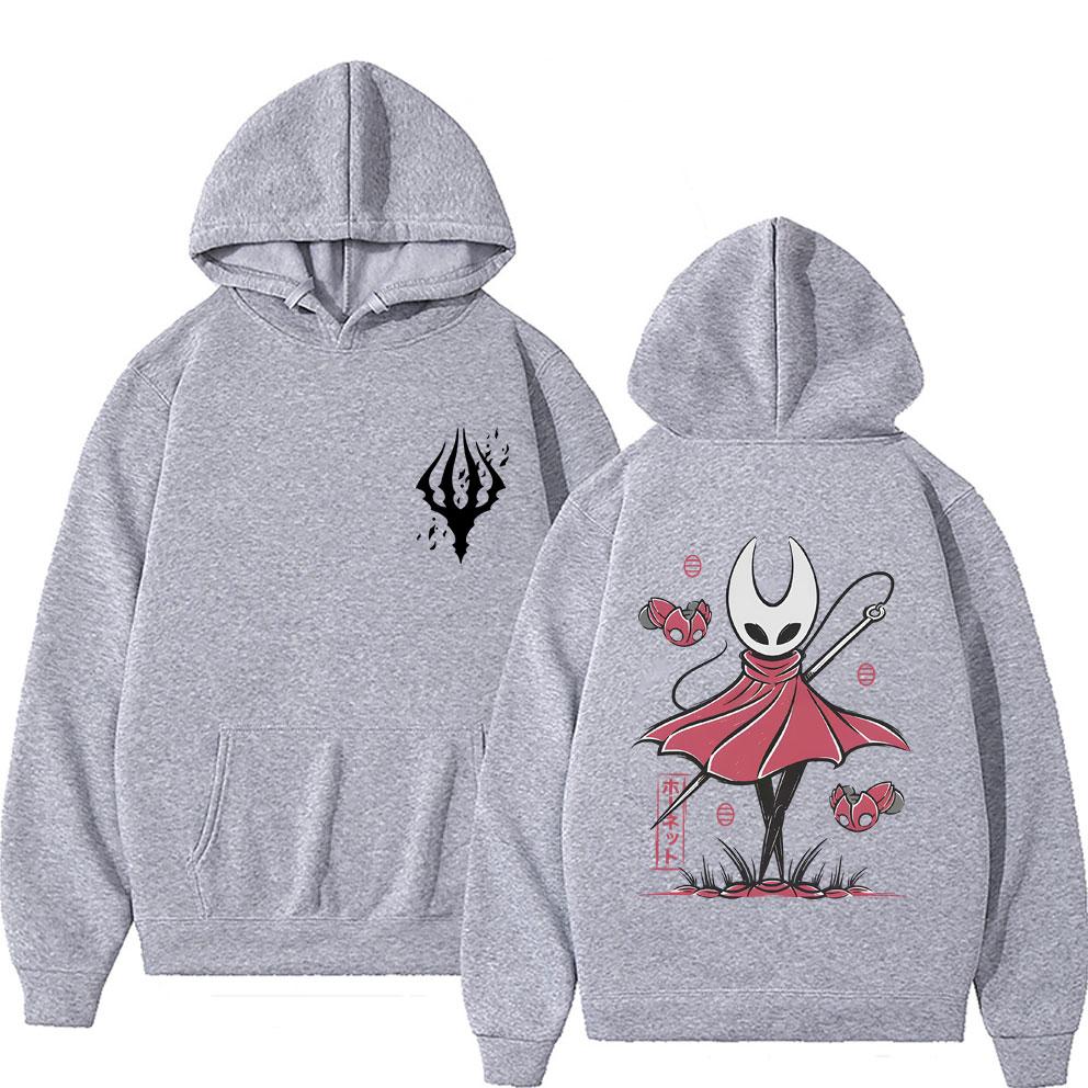 Game Hollow Knight Double Sided Graphic Hoodie Wo Fashion Oversized Streetwear Unisex Casual Vintage Pullover Hoodies