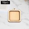 10 Hoops Mini Embroidery Pieces Frame Frames Wood Display For Charm Pendants