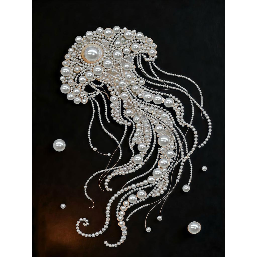 DIY Pearl Art Painting for Adults Home Wall Decoration Gifts Pearl Gem Paintings Picture Arts Craft 30x40cm With Frame