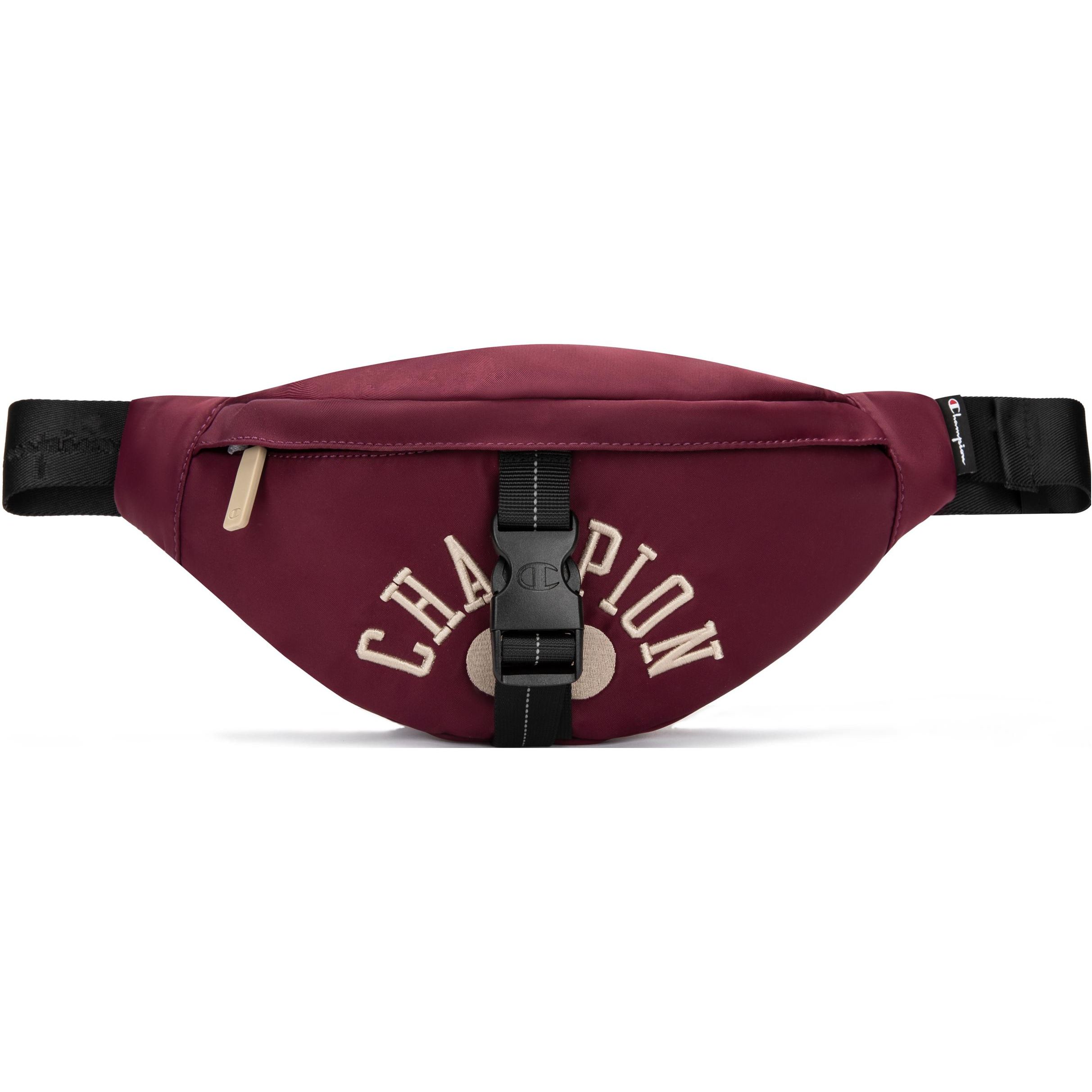 Champion Dumpling Bag Classic Embroidered Logo Casual Versatile Fabric Waist Bag Unisex Waist Bag Academy-Red Ivy-Green Light-Red-Wood-Brown U3CACPU33 Preppy Red