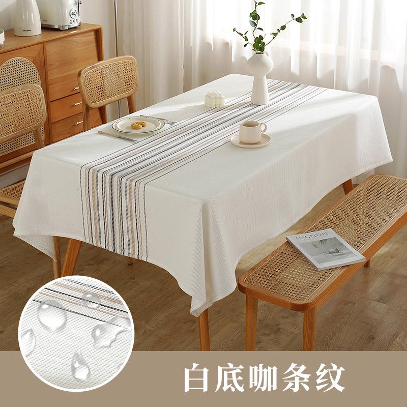 Checkered Table Cloth for Household Waterproof and Oil Resistant Dining Table Cloth Rectangular Durable and Easy To Maintain