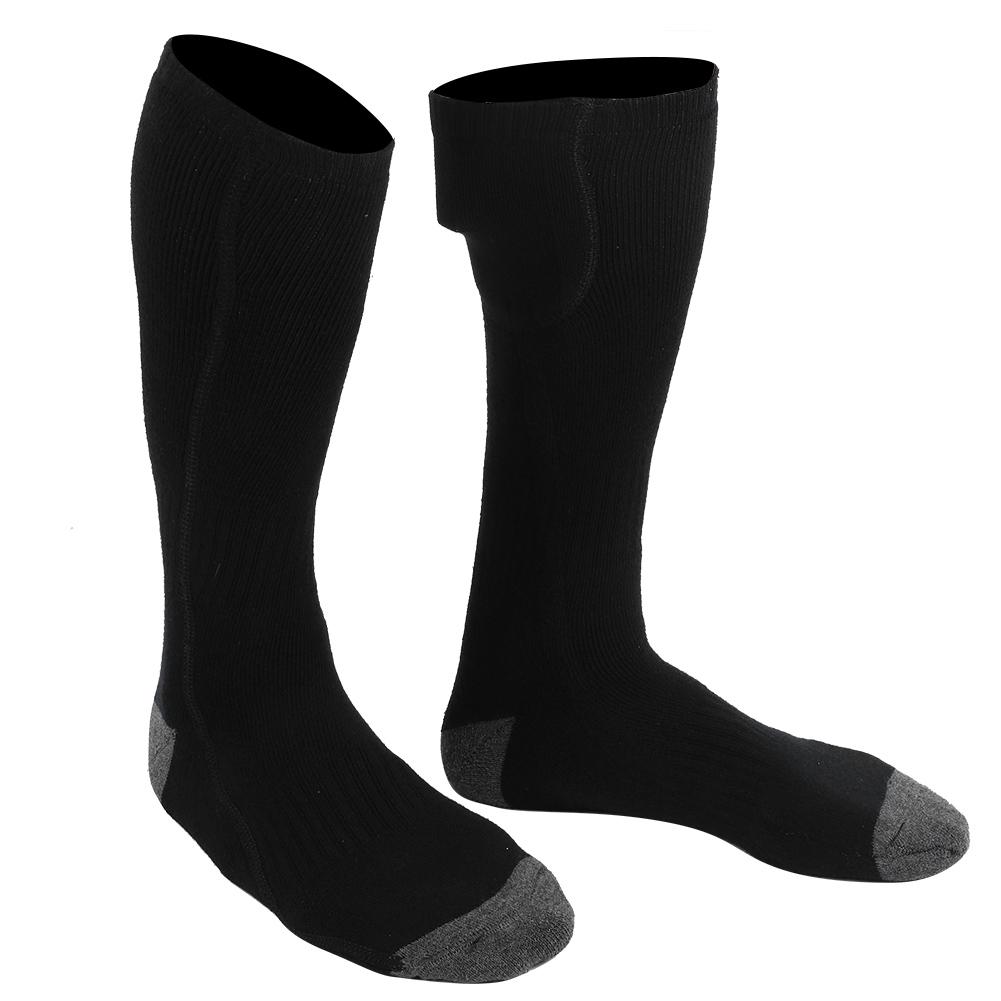 Washable Electric Heated Socks Rechargeable Battery Winter Foot Warmer Thermal SocksEU Plug 100-240V