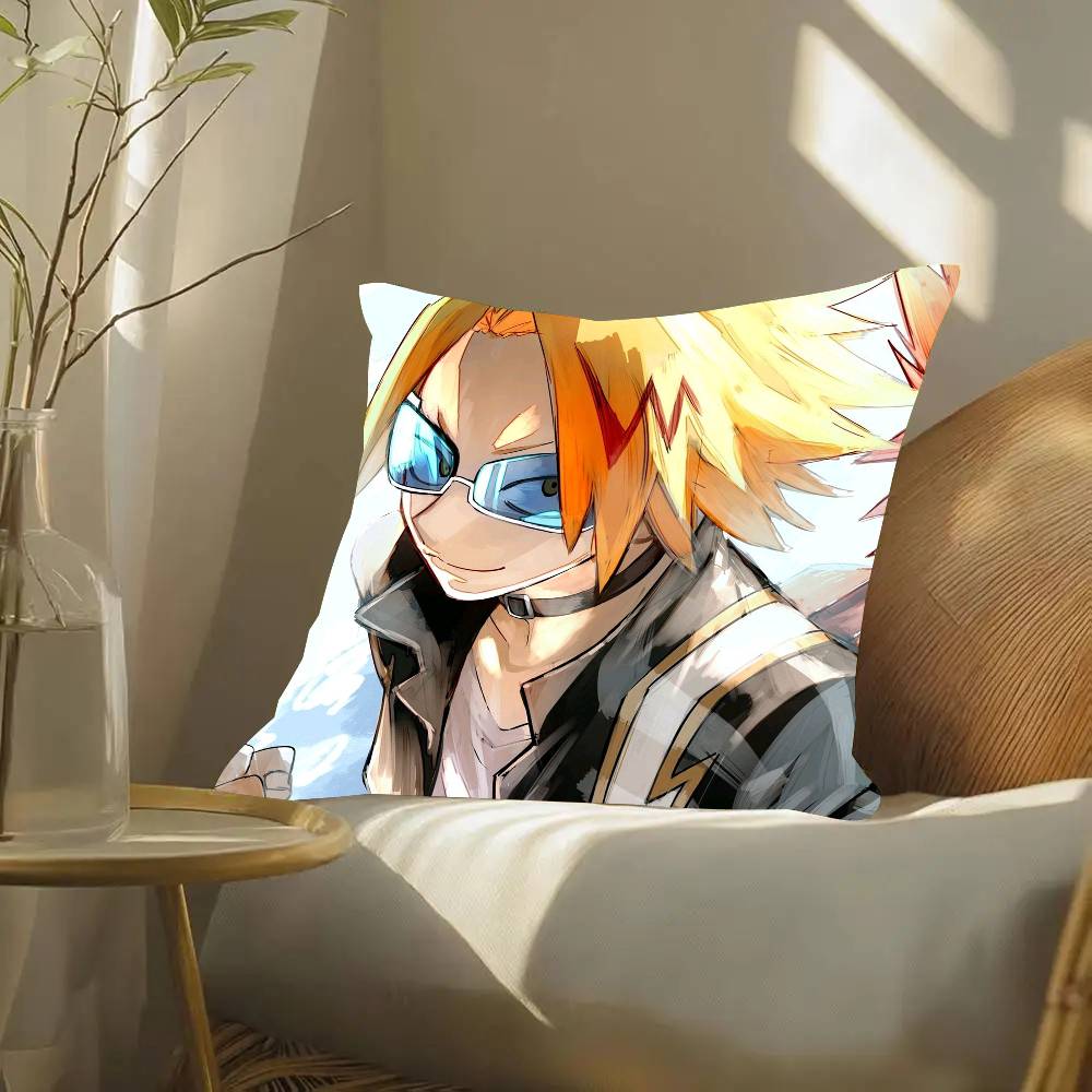 My D-Hero C-Academia Kaminari Denki Pillow Case Fashion Square Pillowcase Bedroom Sofa Room Ins Decoration Leisure